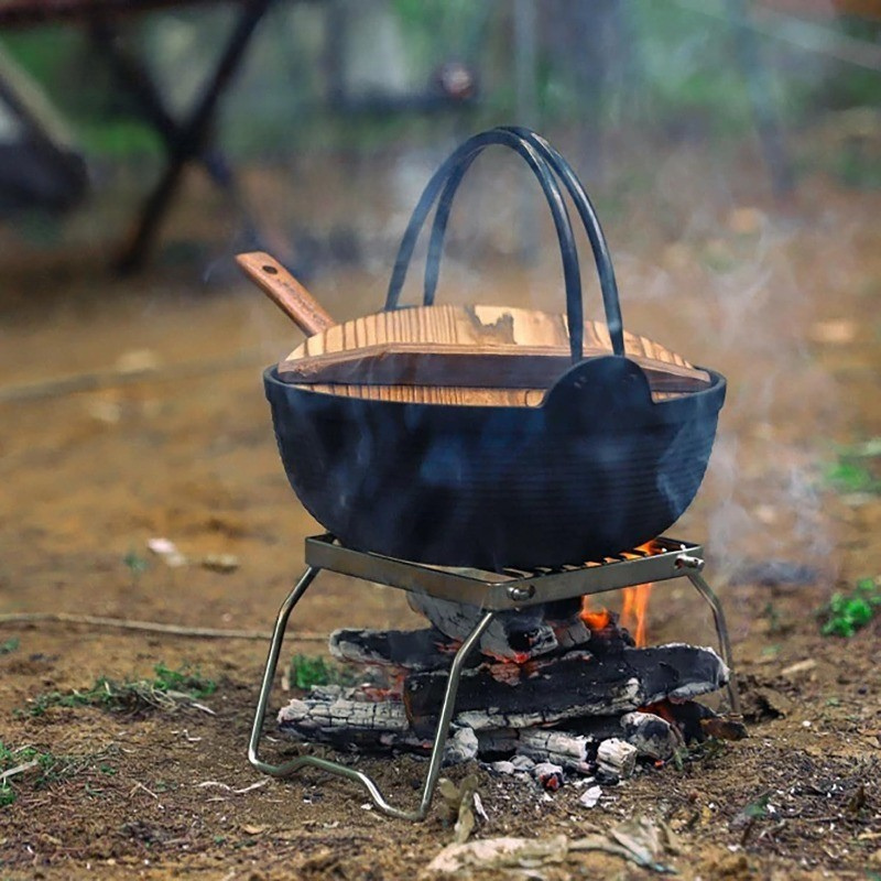 רשת בישול מתקפלת לנשיאה