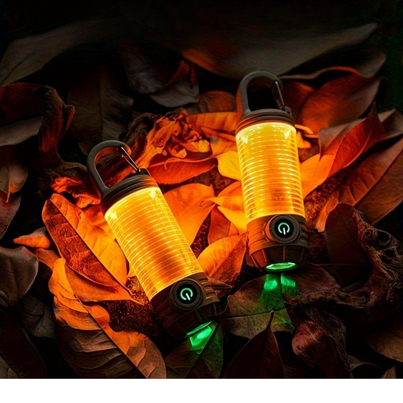 FOLDLITE פנס קמפינג נטען עם תאורת אווירה