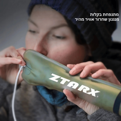 ZTARX מנורת מחנאות מתקפלת נטענת
