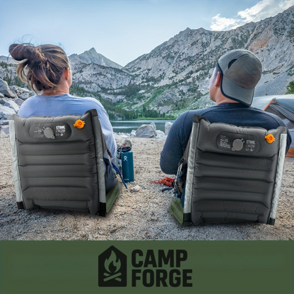 AIRBACK כיסא שטח מתנפח עם משענת גב מתקפלת