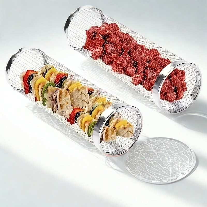 סלסלת הגריל המסתובבת