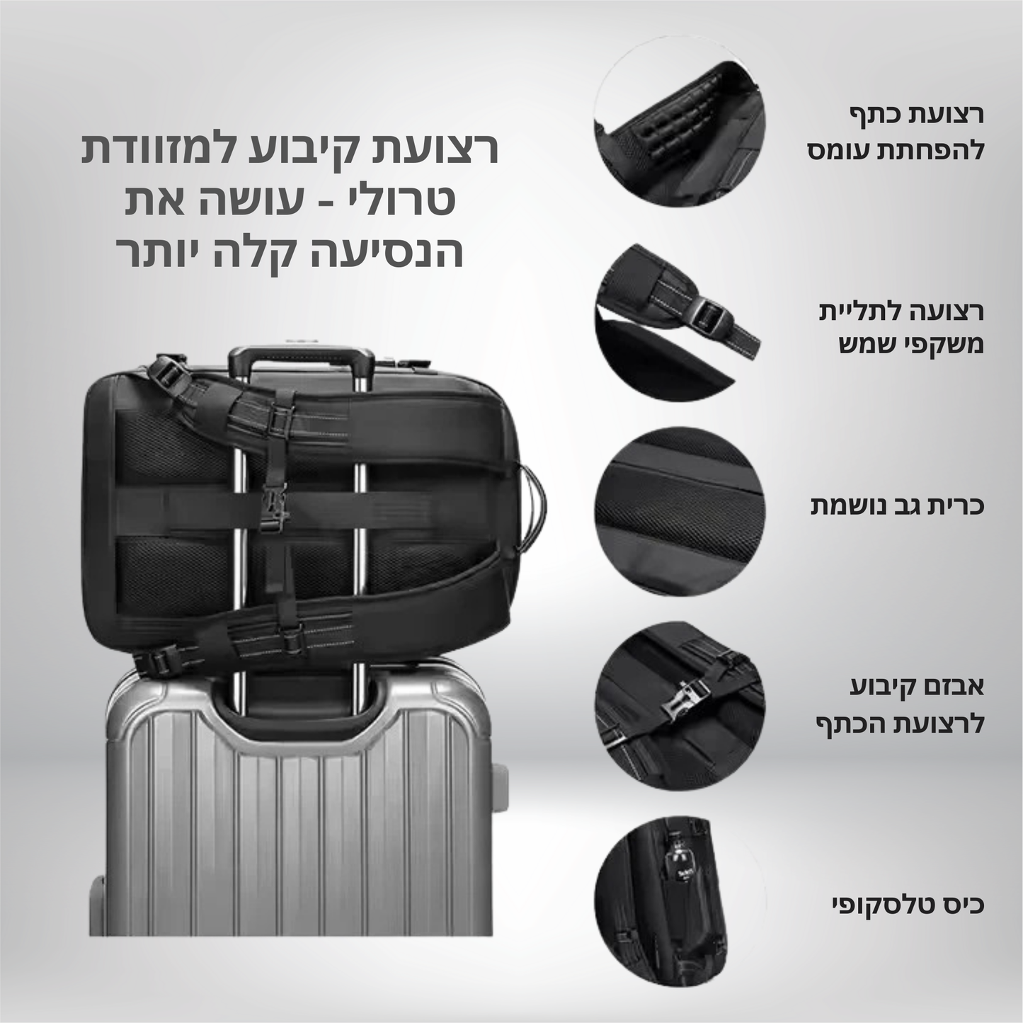 ואקגו™ – תיק הנסיעות עם טכנולוגיית הואקום החכמה