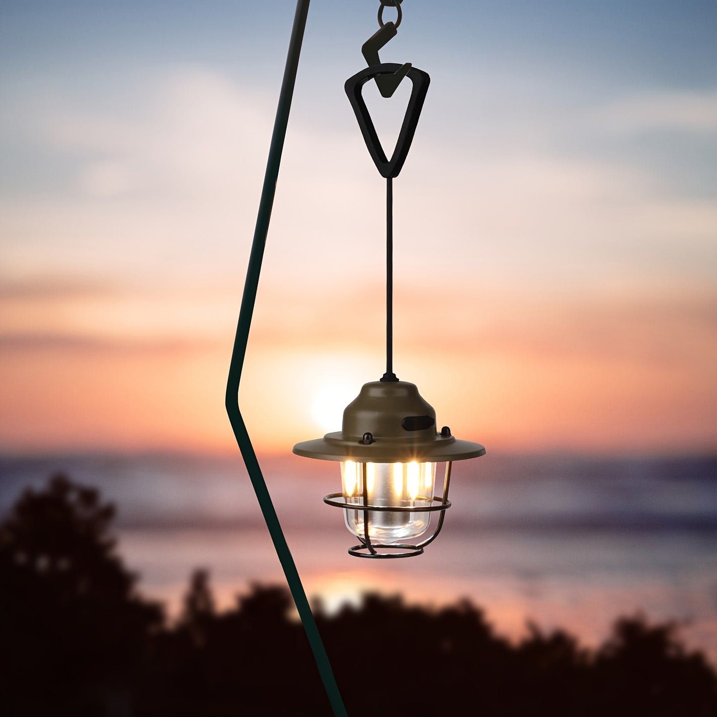 LanternLite מנורת לד וינטג' קומפקטית לקמפינג