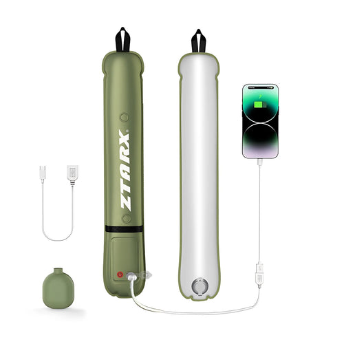 ZTARX מנורת מחנאות מתקפלת נטענת