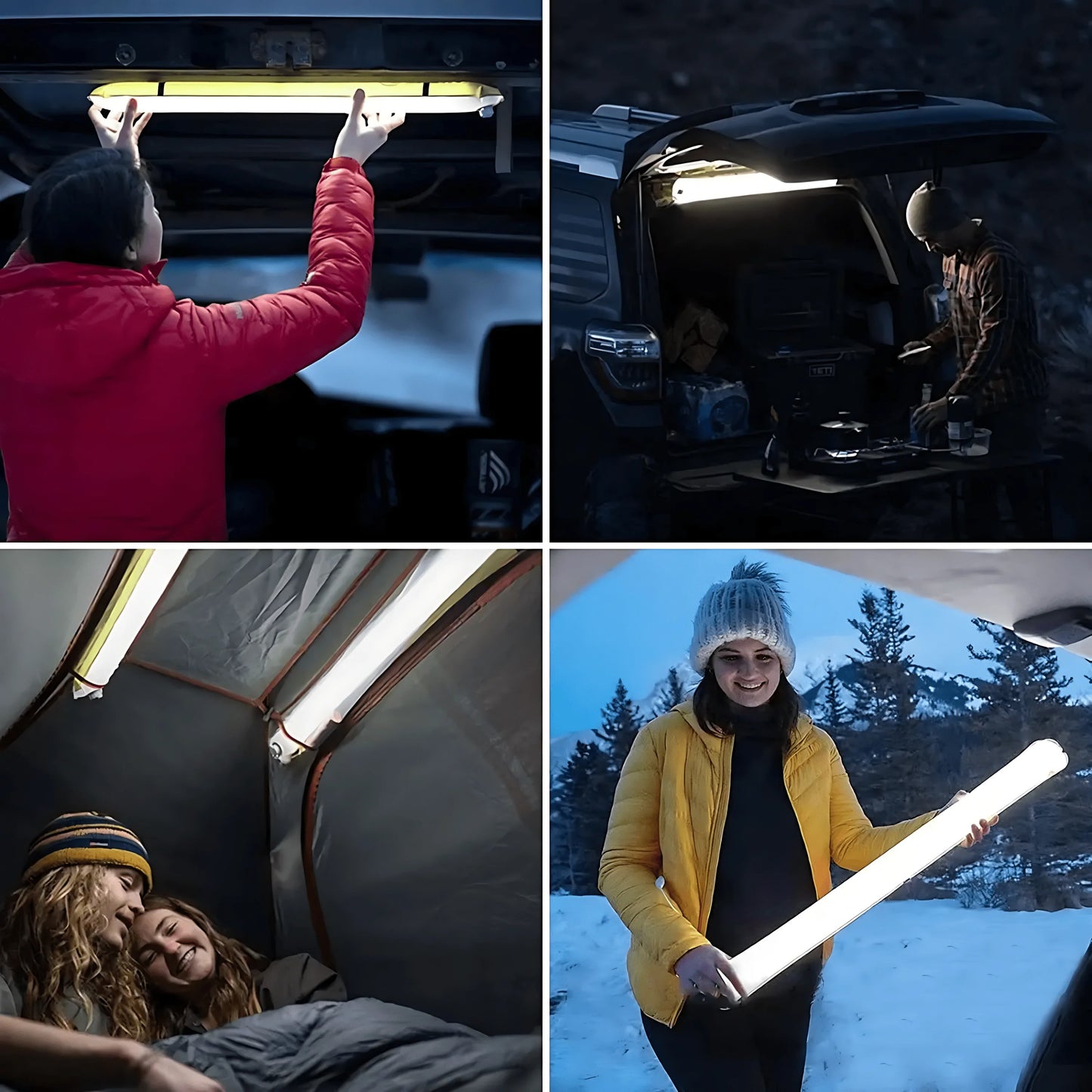 ZTARX מנורת מחנאות מתקפלת נטענת